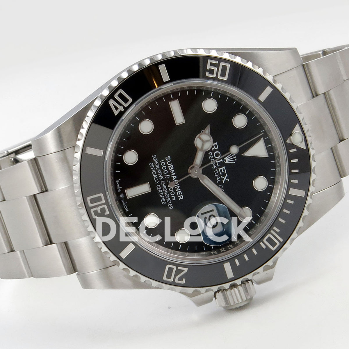Rolex Submariner 41mm 126610LN RGF Black Dial Black Bezel JH3235 replica - full watch left