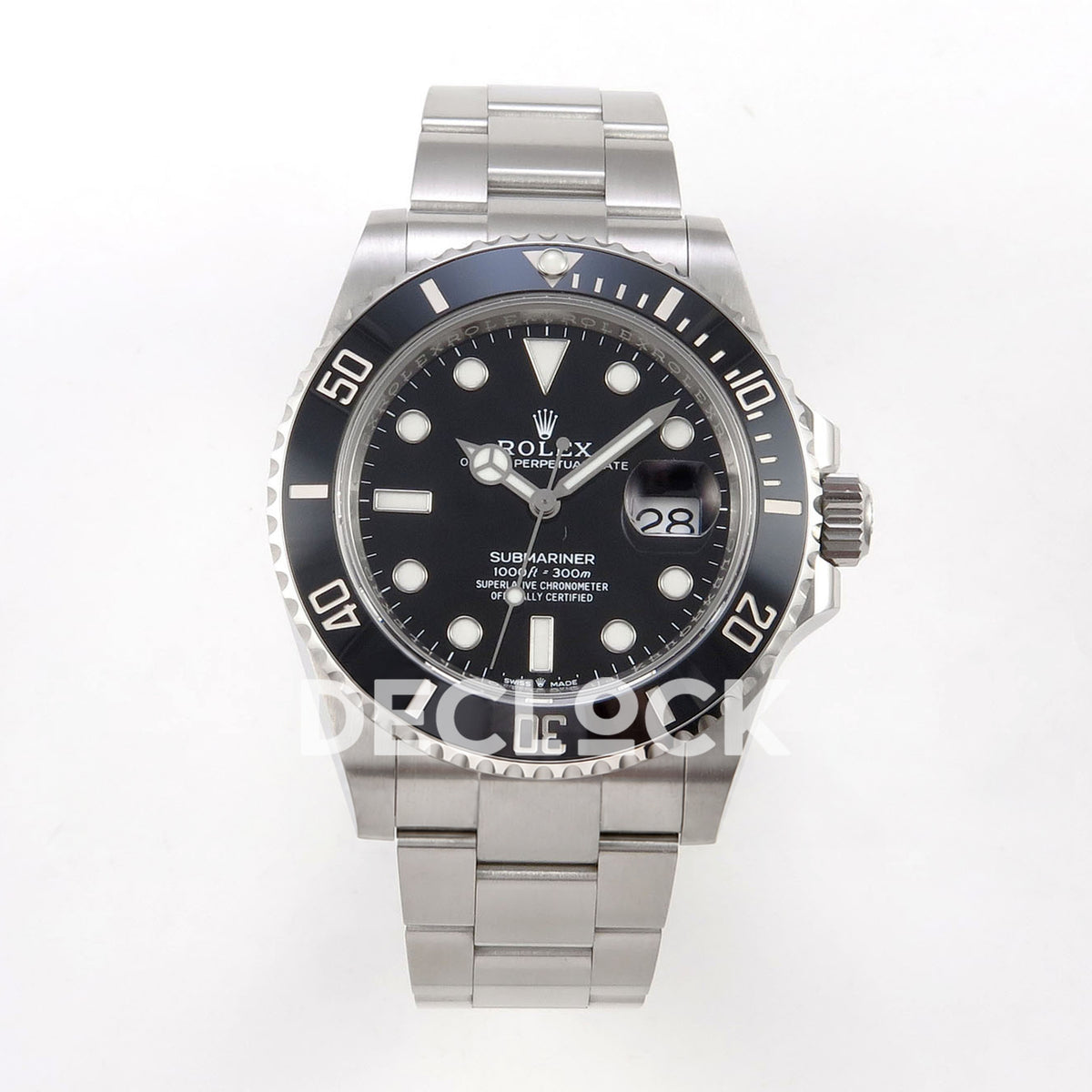 Rolex Submariner 41mm 126610LN RICH Black Dial JH3235 V2 replica - front