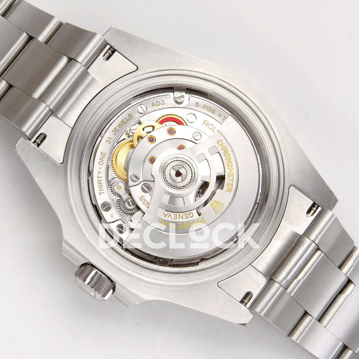 Rolex Submariner 41mm 126610LN RICH Black Dial JH3235 V2 replica - movement back angle