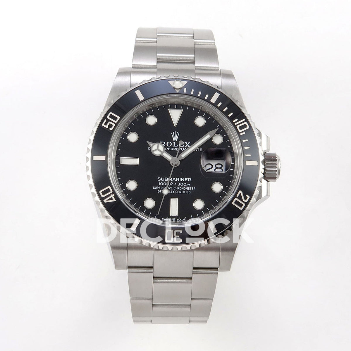 Rolex Submariner 41mm 126610LN RICH Black Dial JH3235 V2 Free Sprung replica - front