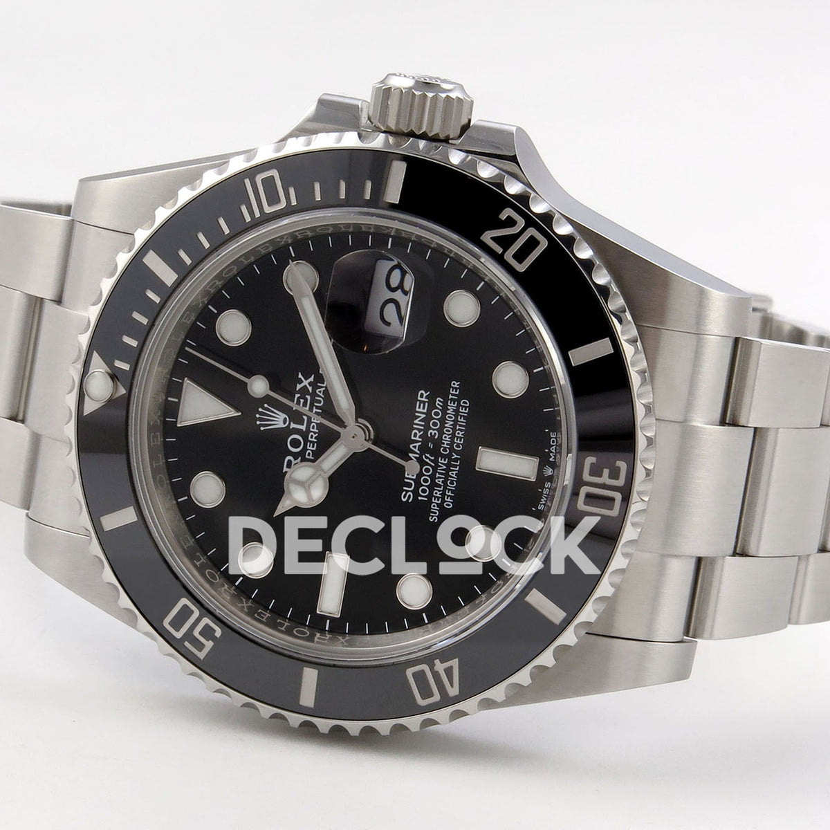 Rolex Submariner 41mm 126610LN RICH Black Dial JH3235 V2 Free Sprung replica - full watch right