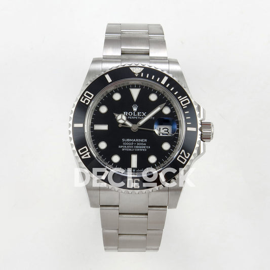 Rolex Submariner 41mm 126610LN RWF Black Dial JH3235 Free Sprung replica - front