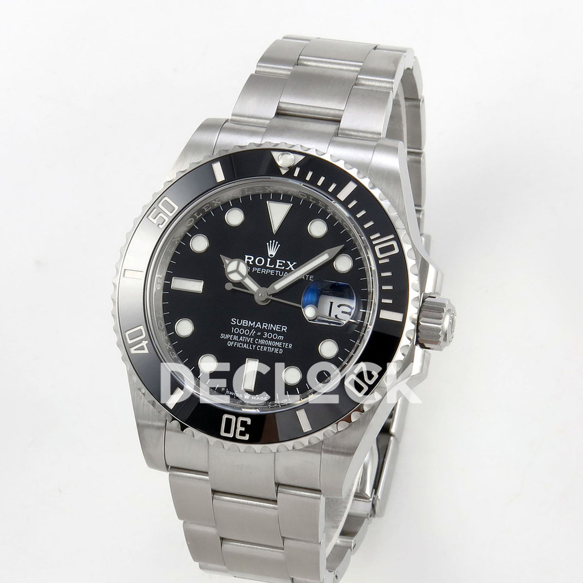 Rolex Submariner 41mm 126610LN RWF Black Dial JH3235 Free Sprung replica - three quarter