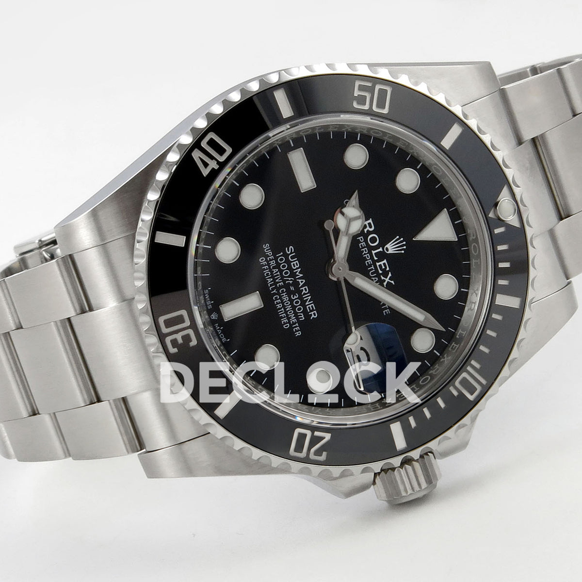 Rolex Submariner 41mm 126610LN RWF Black Dial JH3235 Free Sprung replica - full watch left