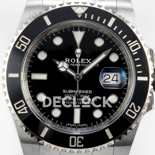 Rolex Submariner 41mm 126610LN VF Black Dial DD3235 replica - dial closeup
