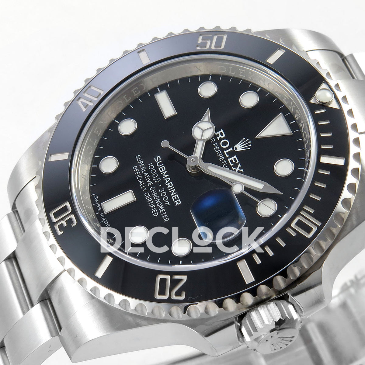 Rolex Submariner 41mm 126610LN VF Black Dial DD3235 replica - dial angle right
