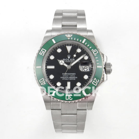 Rolex Submariner 126610LV 41mm QF Black Dial Green Bezel QF3235 replica - front