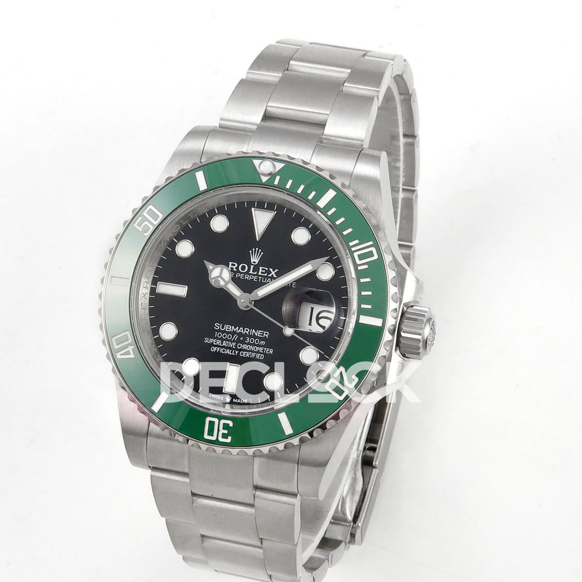 Rolex Submariner 126610LV 41mm QF Black Dial Green Bezel QF3235 replica - three quarter