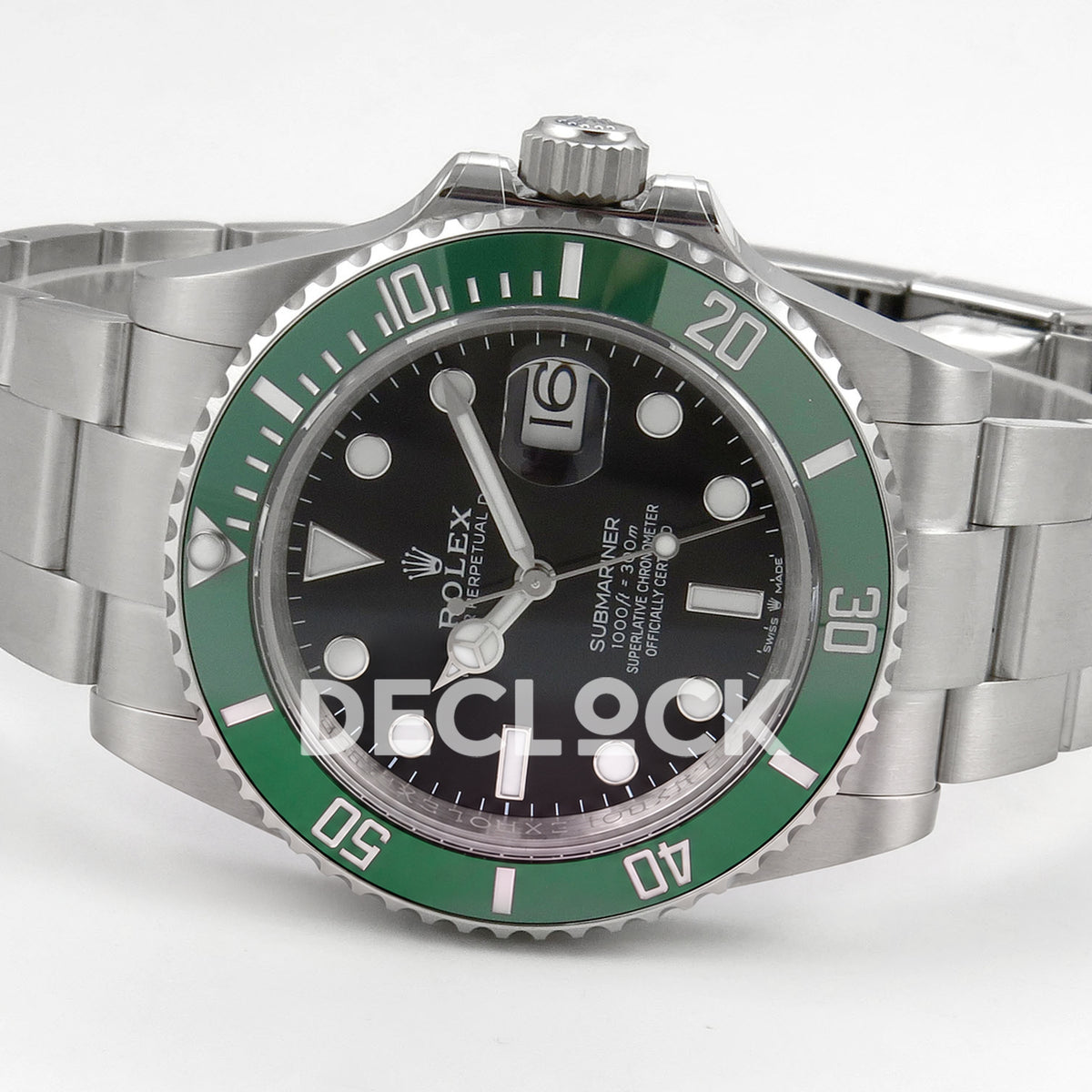 Rolex Submariner 126610LV 41mm QF Black Dial Green Bezel QF3235 replica - full watch right