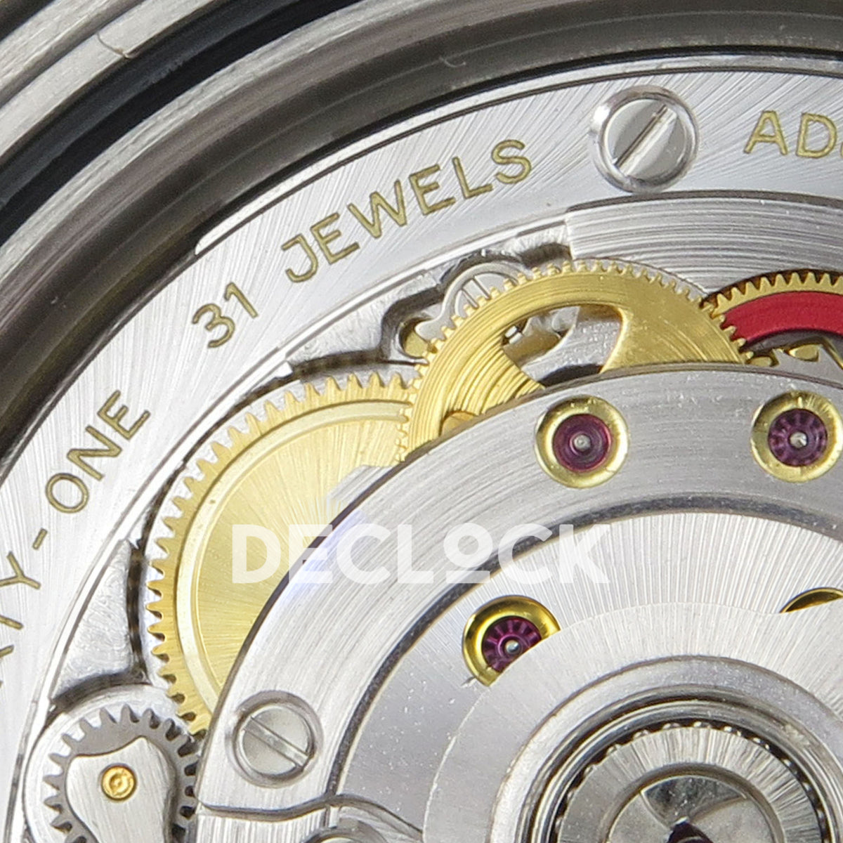 Rolex Submariner 126610LV 41mm QF Black Dial Green Bezel QF3235 replica - movement jewels detail