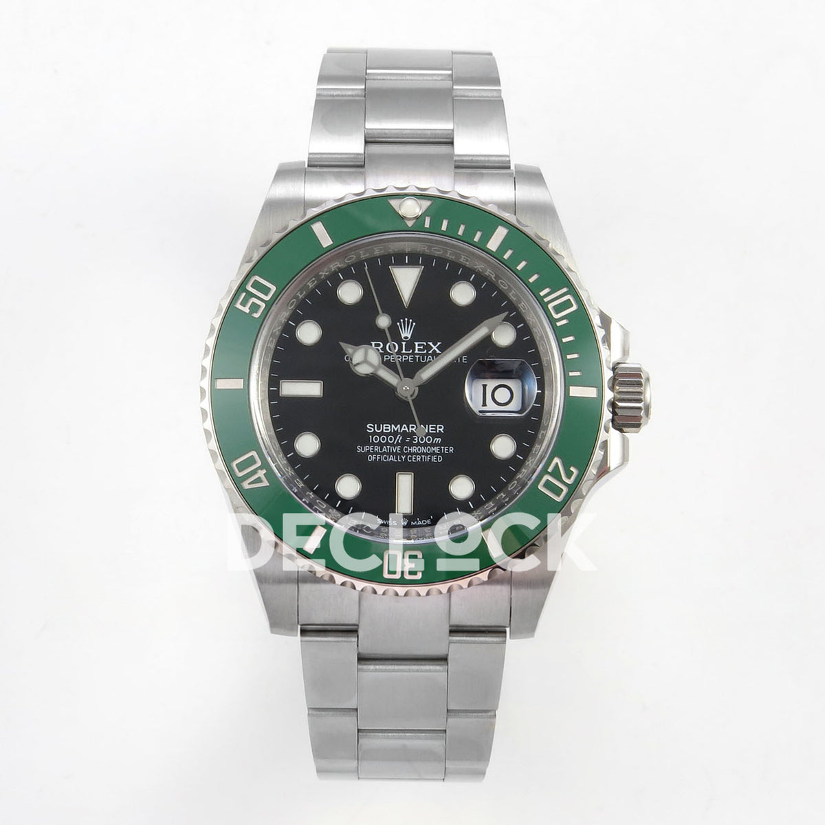 Rolex Submariner 126610LV 41mm SCF Kermit DD3235 replica - front