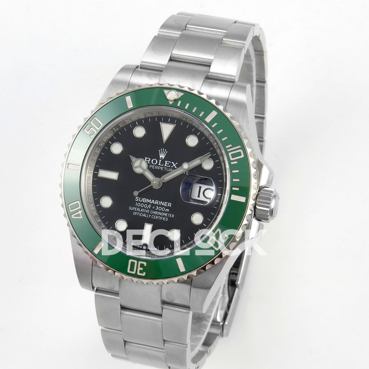 Rolex Submariner 126610LV 41mm SCF Kermit DD3235 replica - three quarter