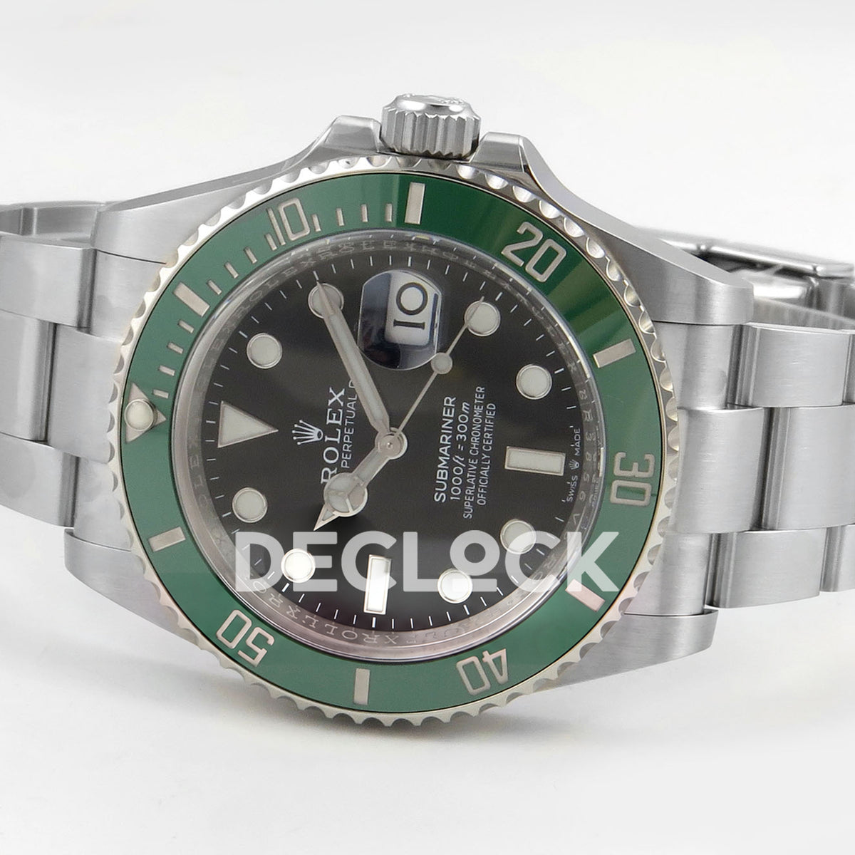 Rolex Submariner 126610LV 41mm SCF Kermit DD3235 replica - full watch right
