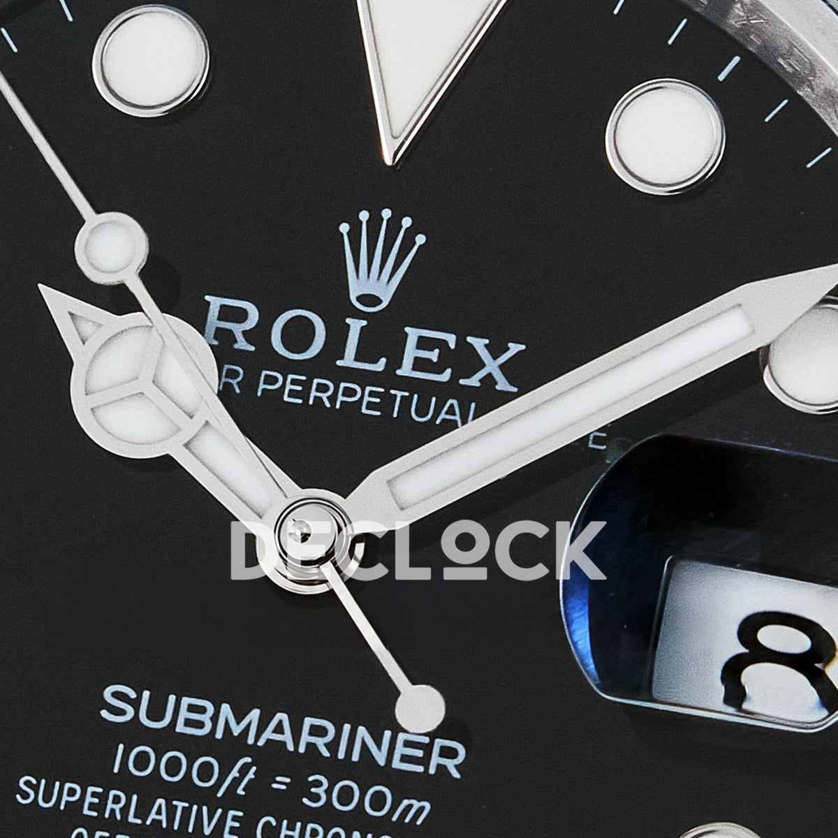 Rolex Submariner 126610LV 41mm THBF Steel Black Dial Green Bezel SH3235 replica - dial macro