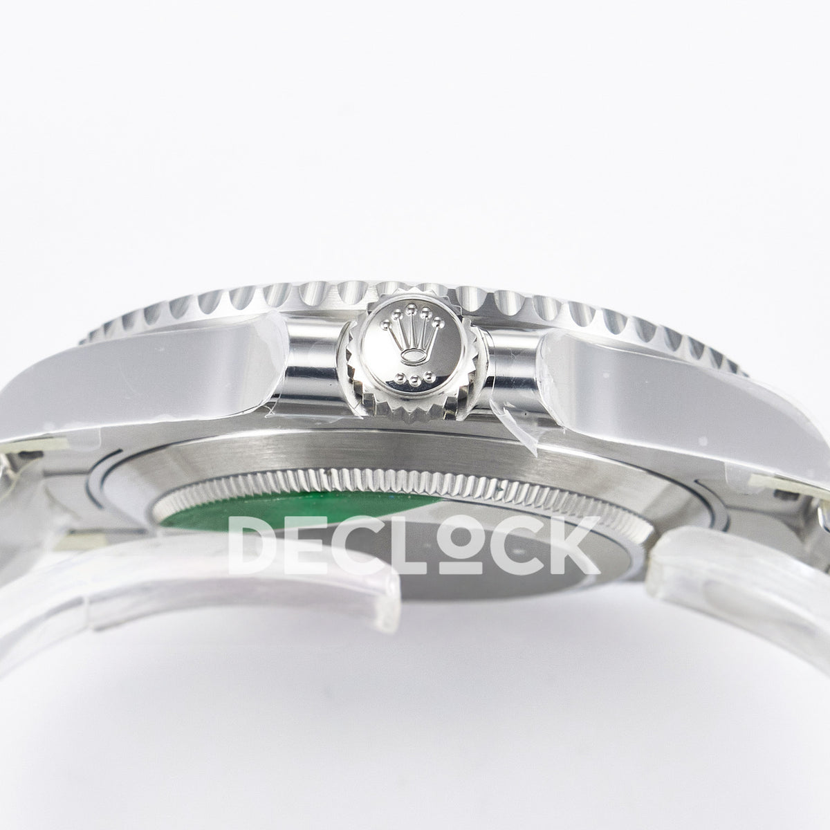 Rolex Submariner 126610LV 41mm THBF Steel Black Dial Green Bezel SH3235 replica - crown profile