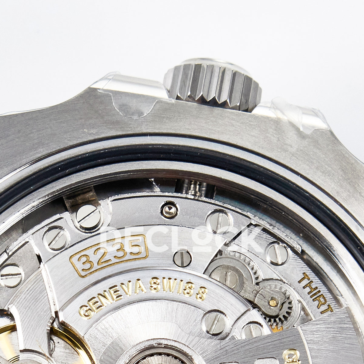 Rolex Submariner 126610LV 41mm THBF Steel Black Dial Green Bezel SH3235 replica - movement crown side