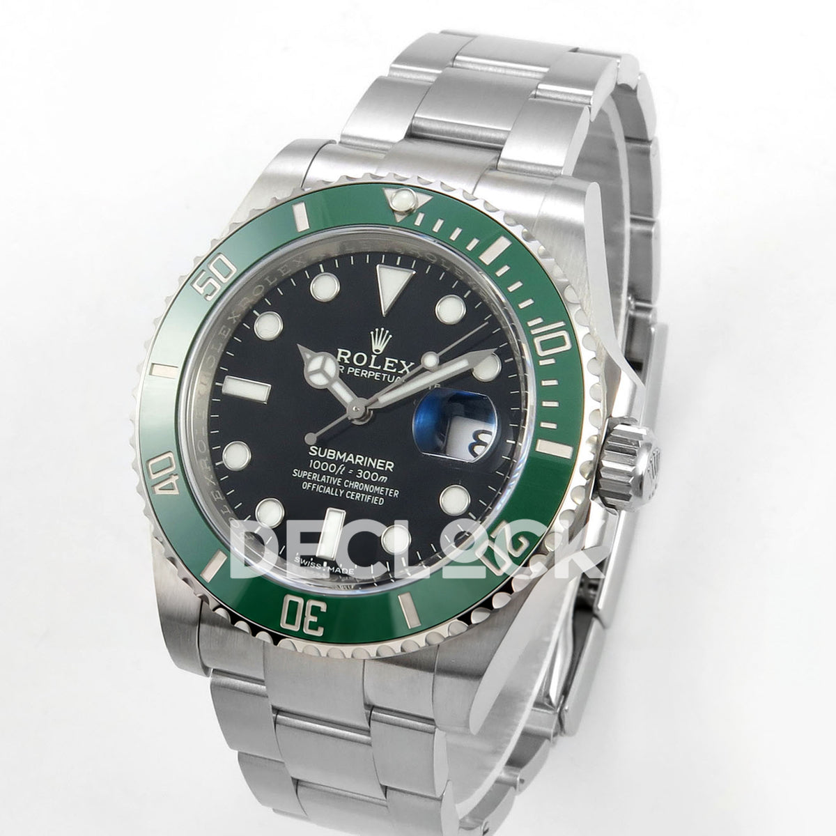 Rolex Submariner 126610LV 41mm VF Kermit DD3235 replica - three quarter