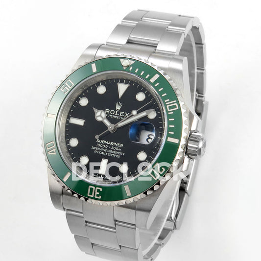 Rolex Submariner 126610LV 41mm VF Kermit DD3235 replica - three quarter