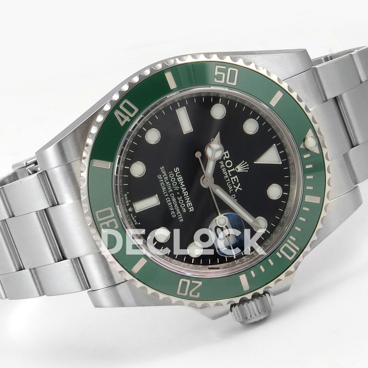 Rolex Submariner 126610LV 41mm VF Kermit DD3235 replica - full watch left