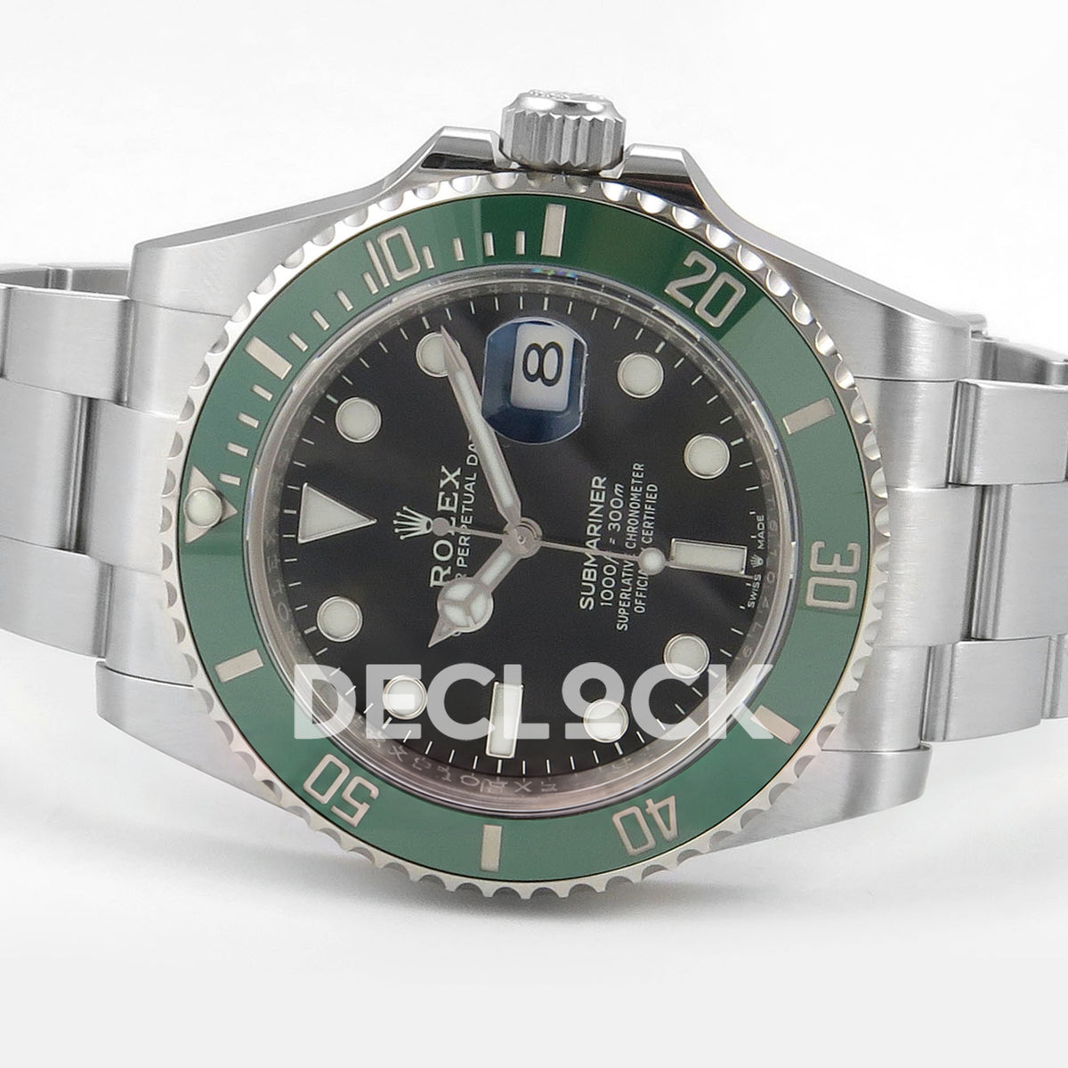 Rolex Submariner 126610LV 41mm VF Kermit DD3235 replica - full watch right