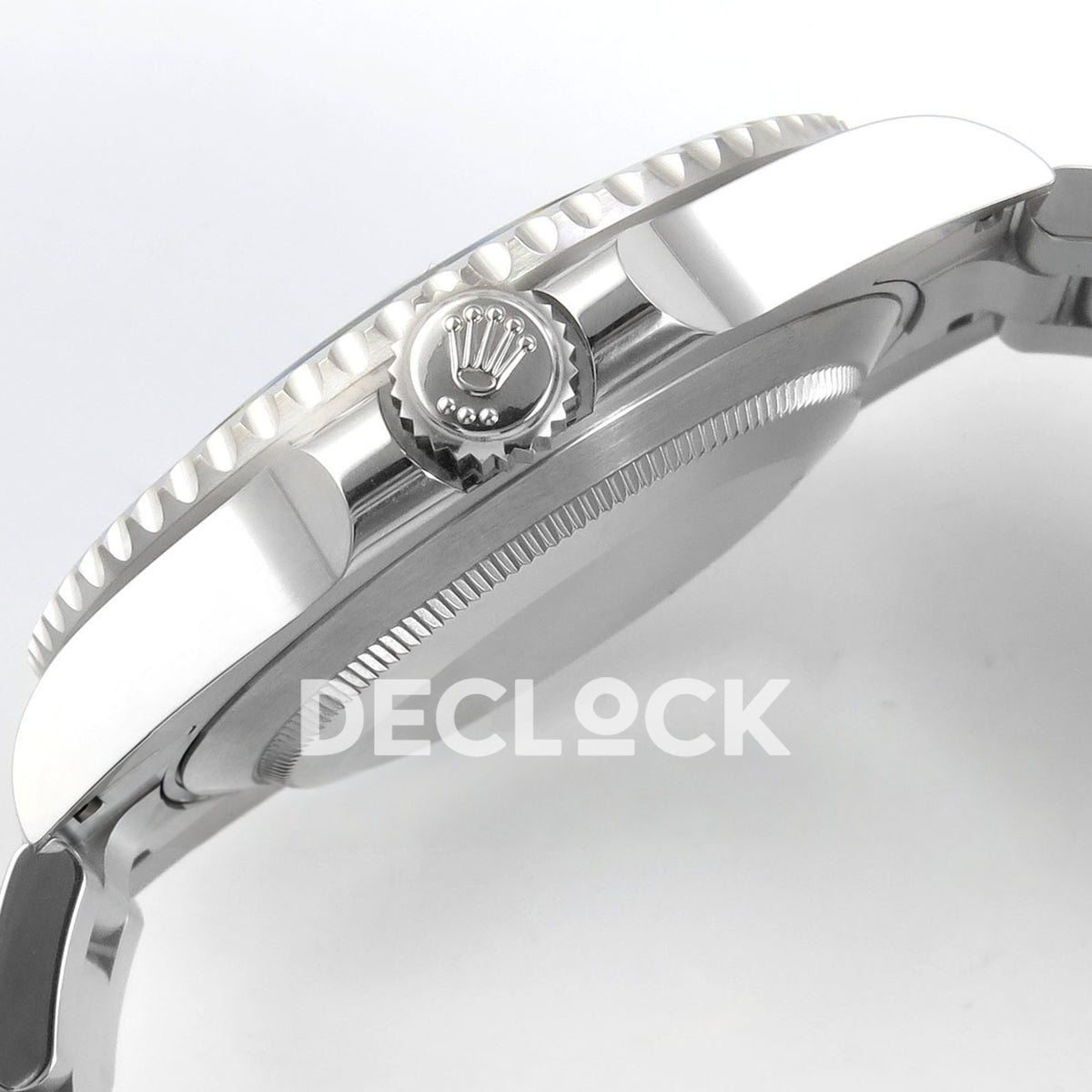 Rolex Submariner 126610LV 41mm VF Kermit DD3235 replica - crown side