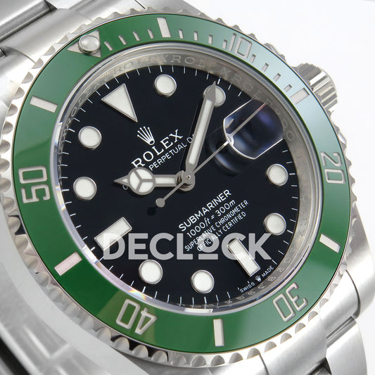 Rolex Submariner 41mm 126610LV Clean Plus Starbucks MK2 DD3235 replica - dial angle left