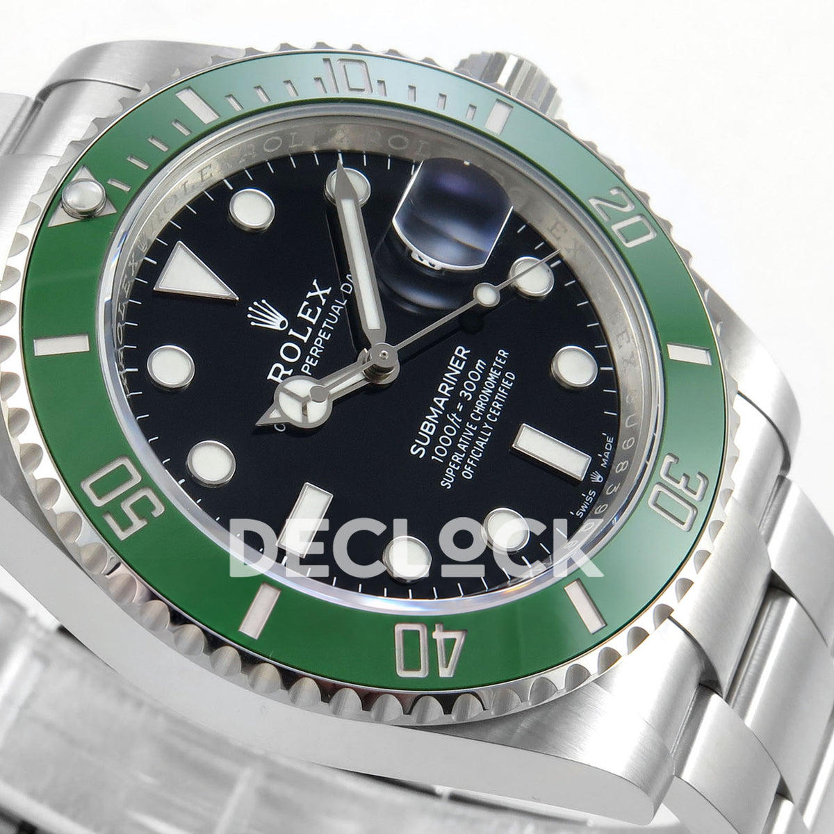 Rolex Submariner 41mm 126610LV Clean Plus Starbucks MK2 DD3235 replica - dial side angle