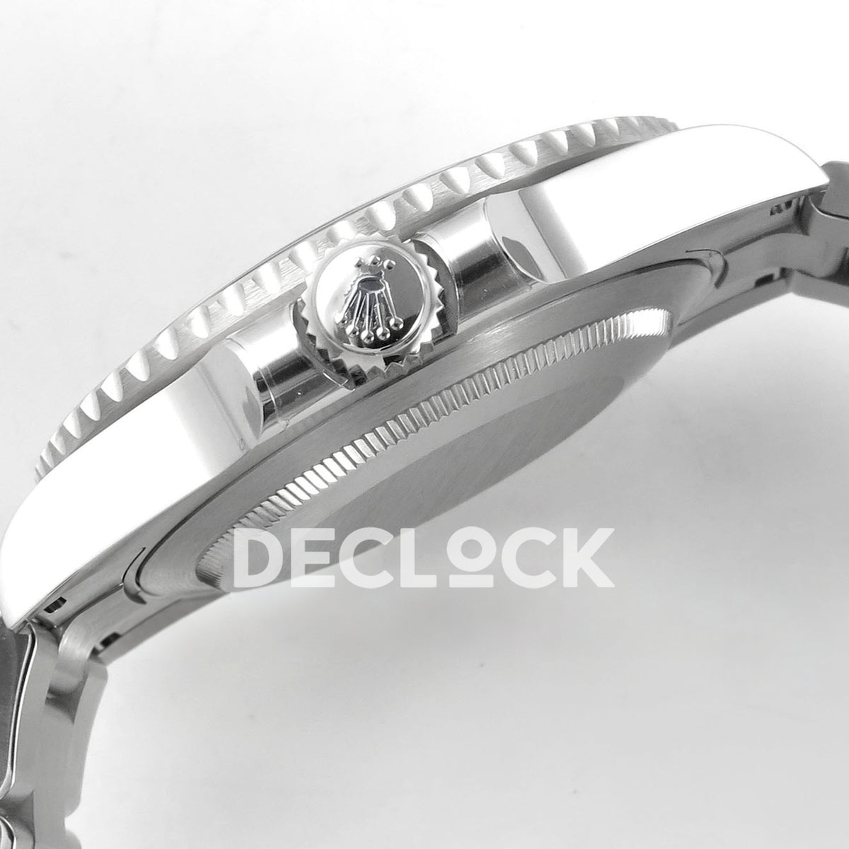 Rolex Submariner 41mm 126610LV QF Black Dial Green Bezel JH3235 Free Sprung replica - crown side