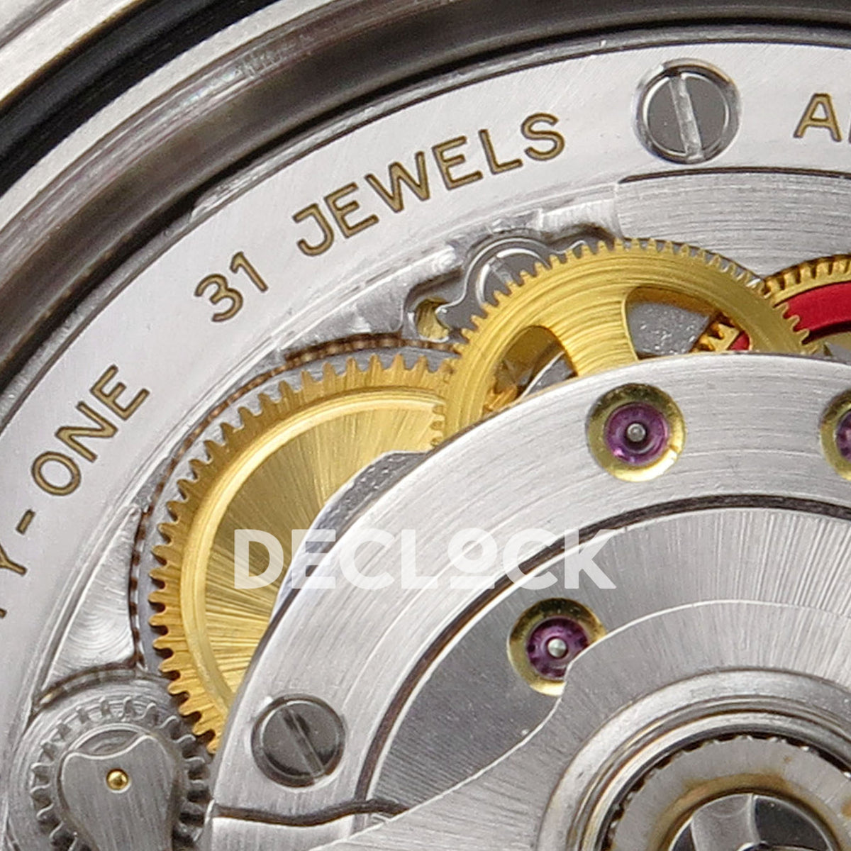 Rolex Submariner 41mm 126610LV QF Black Dial Green Bezel JH3235 Free Sprung replica - movement detail