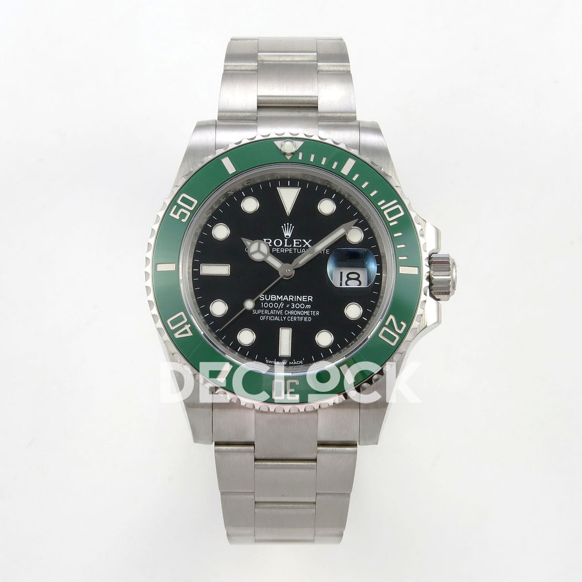 Rolex Submariner 41mm 126610LV RGF Black Dial Green Bezel JH3235 replica - front