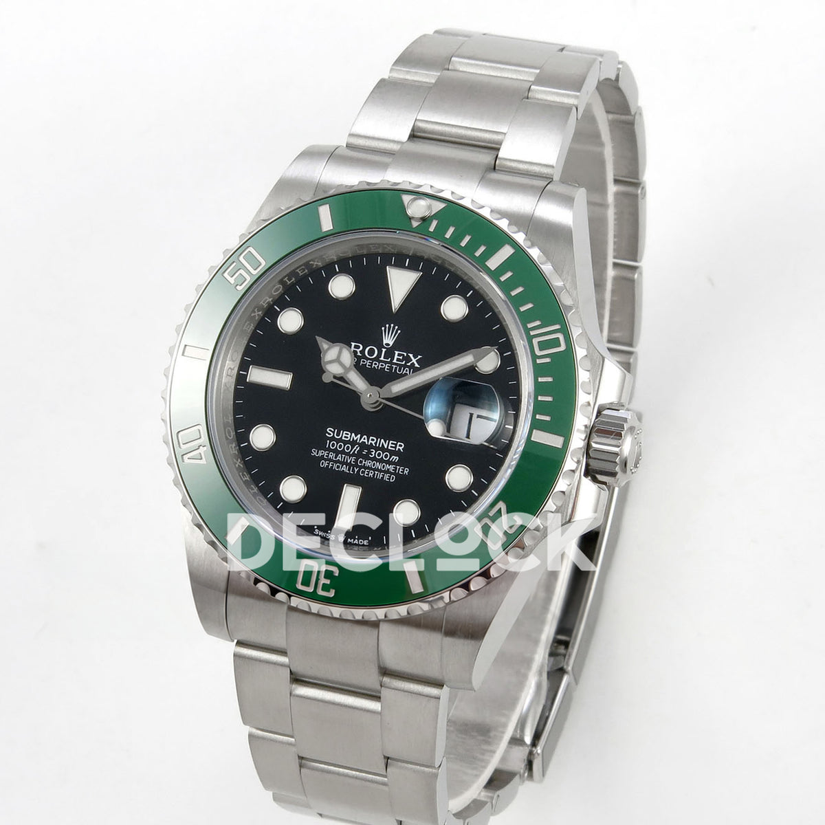Rolex Submariner 41mm 126610LV RGF Black Dial Green Bezel JH3235 replica - three quarter