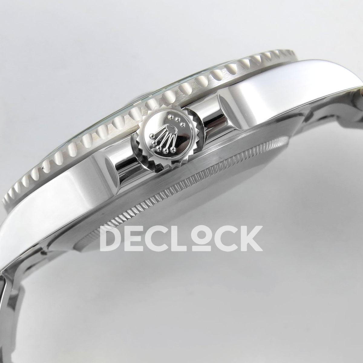Rolex Submariner 41mm 126610LV RGF Black Dial Green Bezel JH3235 replica - crown side