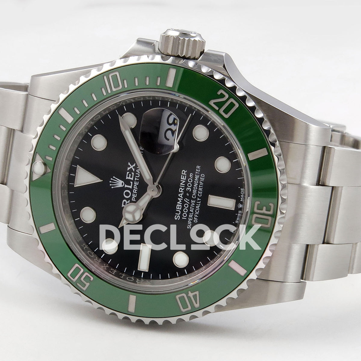 Rolex Submariner 41mm 126610LV RICH MK2 Black Dial Green Bezel JH3235 V2 replica - full watch right