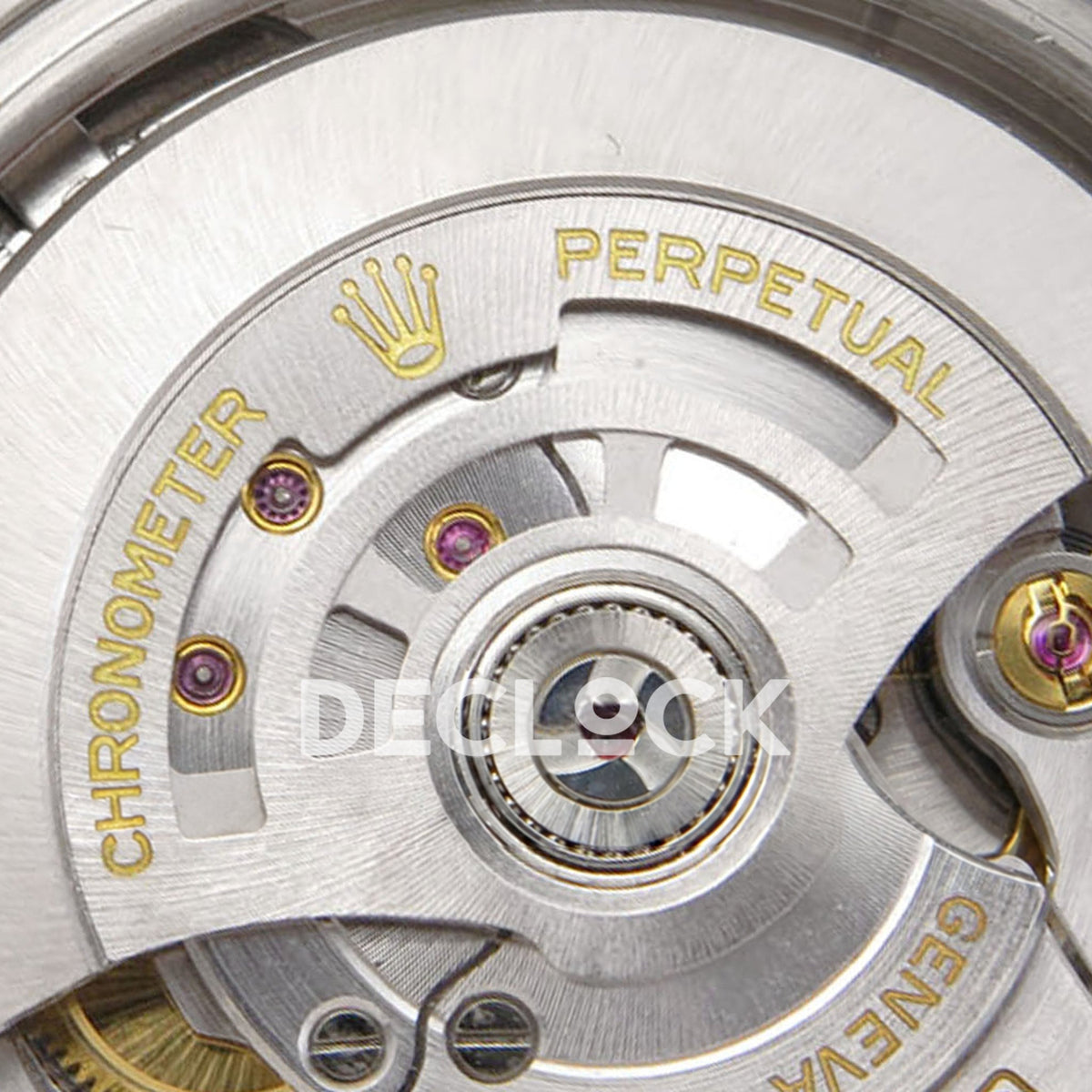 Rolex Submariner 41mm 126610LV RICH MK2 Black Dial Green Bezel JH3235 V2 replica - movement engraving