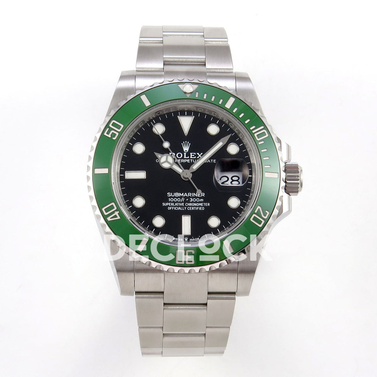 Rolex Submariner 41mm 126610LV RICH MK2 Black Dial Green Bezel JH3235 V2 Free Sprung replica - front