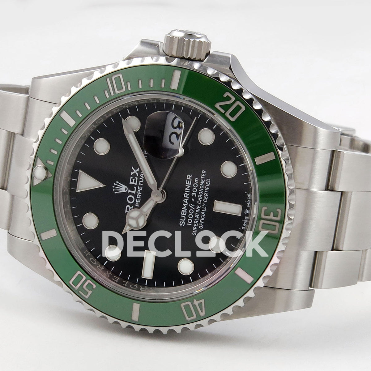 Rolex Submariner 41mm 126610LV RICH MK2 Black Dial Green Bezel JH3235 V2 Free Sprung replica - full watch right
