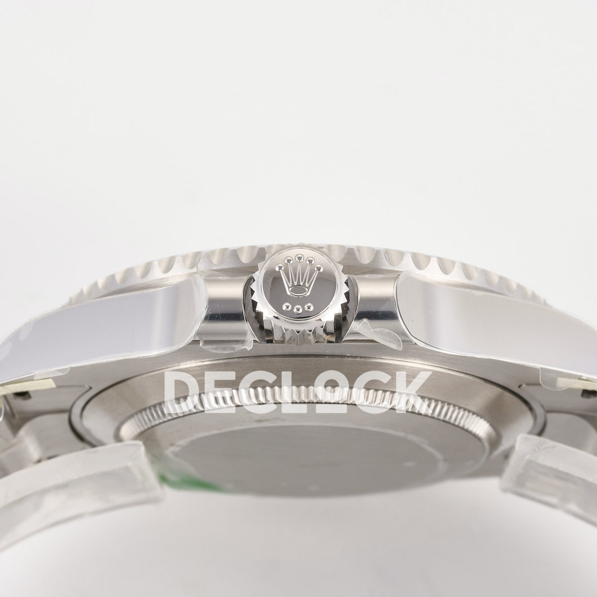 Rolex Submariner 41mm 126610LV RWF MK2 Kermit Black Dial JH3235 Free Sprung replica - crown side