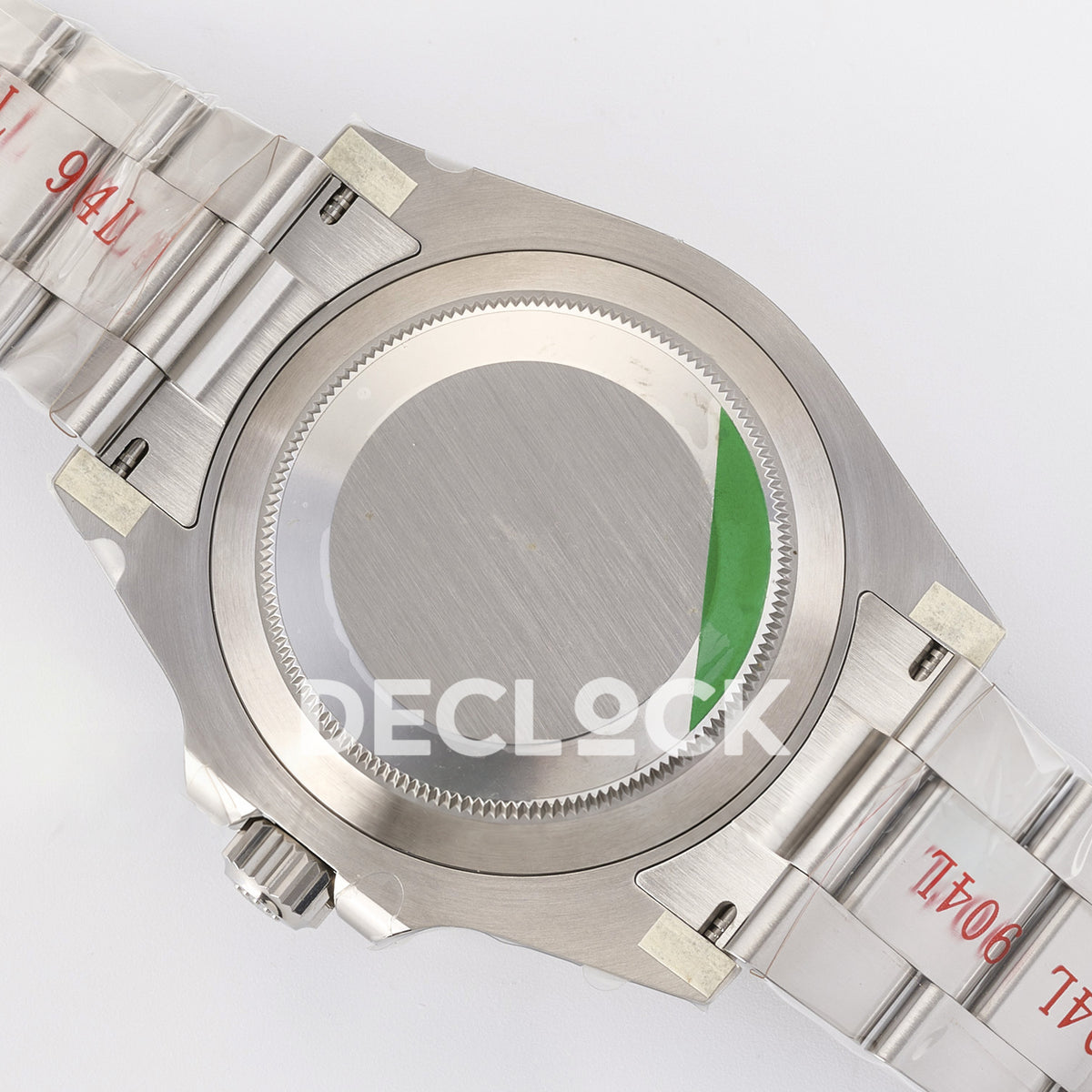 Rolex Submariner 41mm 126610LV RWF MK2 Kermit Black Dial JH3235 Free Sprung replica - caseback exterior
