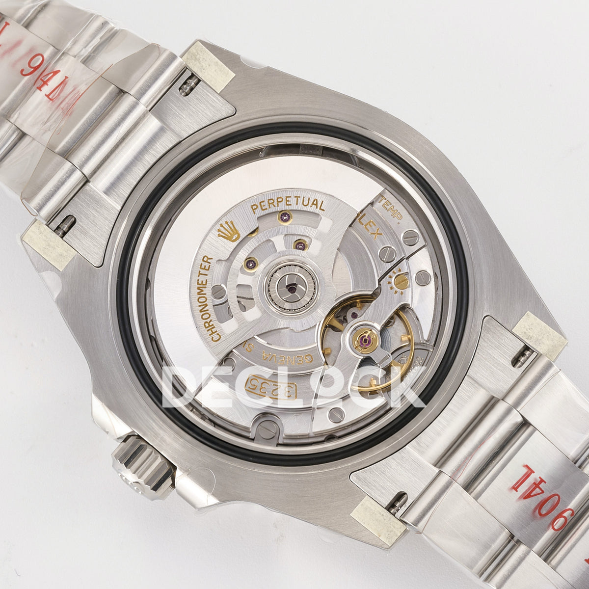 Rolex Submariner 41mm 126610LV RWF MK2 Kermit Black Dial JH3235 Free Sprung replica - movement back