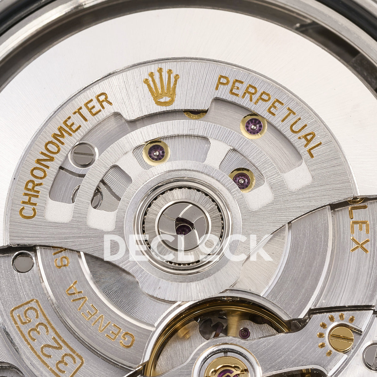 Rolex Submariner 41mm 126610LV RWF MK2 Kermit Black Dial JH3235 Free Sprung replica - rotor detail
