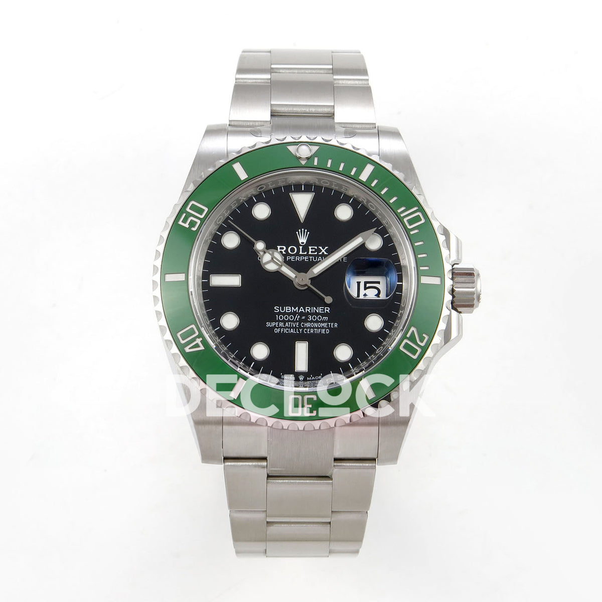 Rolex Submariner 41mm 126610LV RWF Starbucks MK2 Black Dial JH3235 Free Sprung replica - front