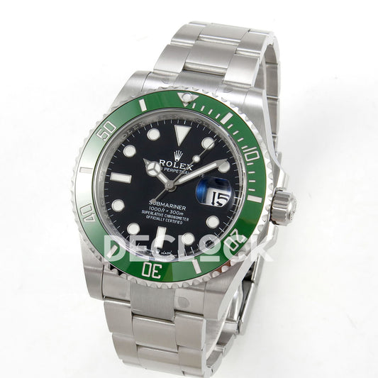 Rolex Submariner 41mm 126610LV RWF Starbucks MK2 Black Dial JH3235 Free Sprung replica - three quarter