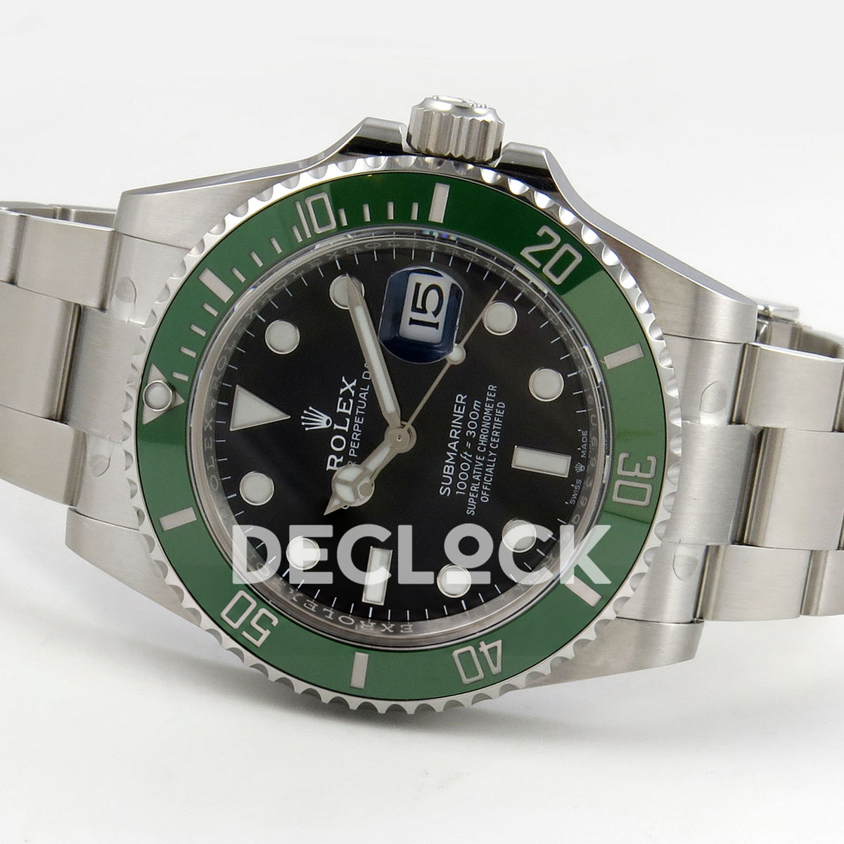 Rolex Submariner 41mm 126610LV RWF Starbucks MK2 Black Dial JH3235 Free Sprung replica - full watch right