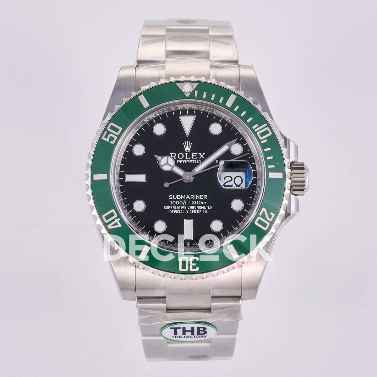 Rolex Submariner 41mm 126610LV THBF Black Dial Green Bezel JH3235 Free Sprung replica - front