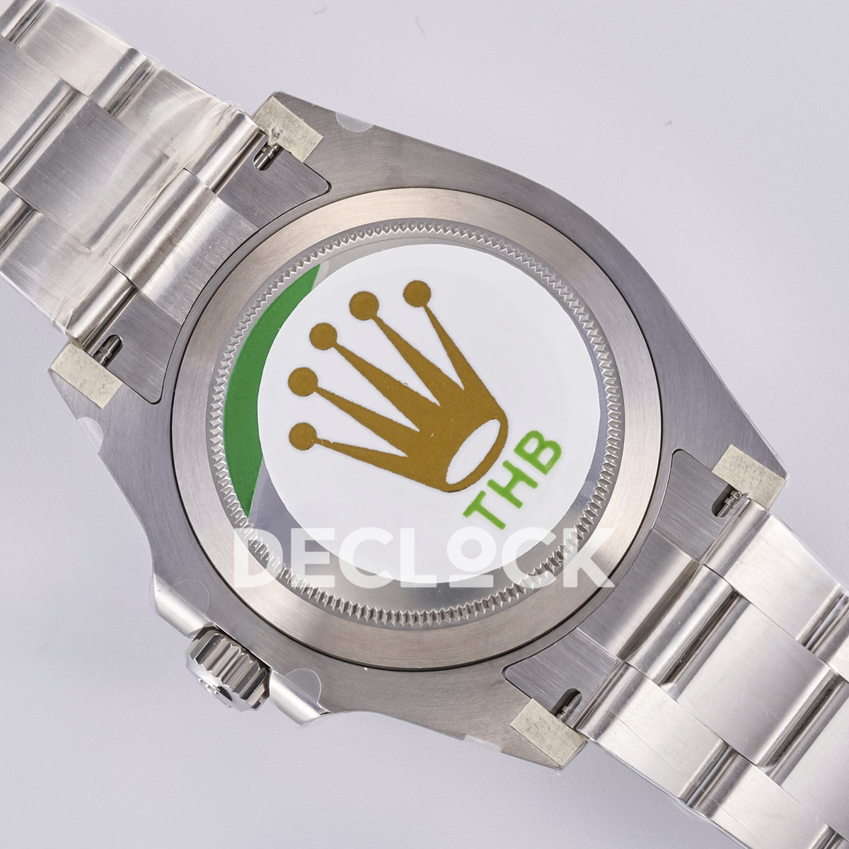 Rolex Submariner 41mm 126610LV THBF Black Dial Green Bezel JH3235 Free Sprung replica - caseback exterior