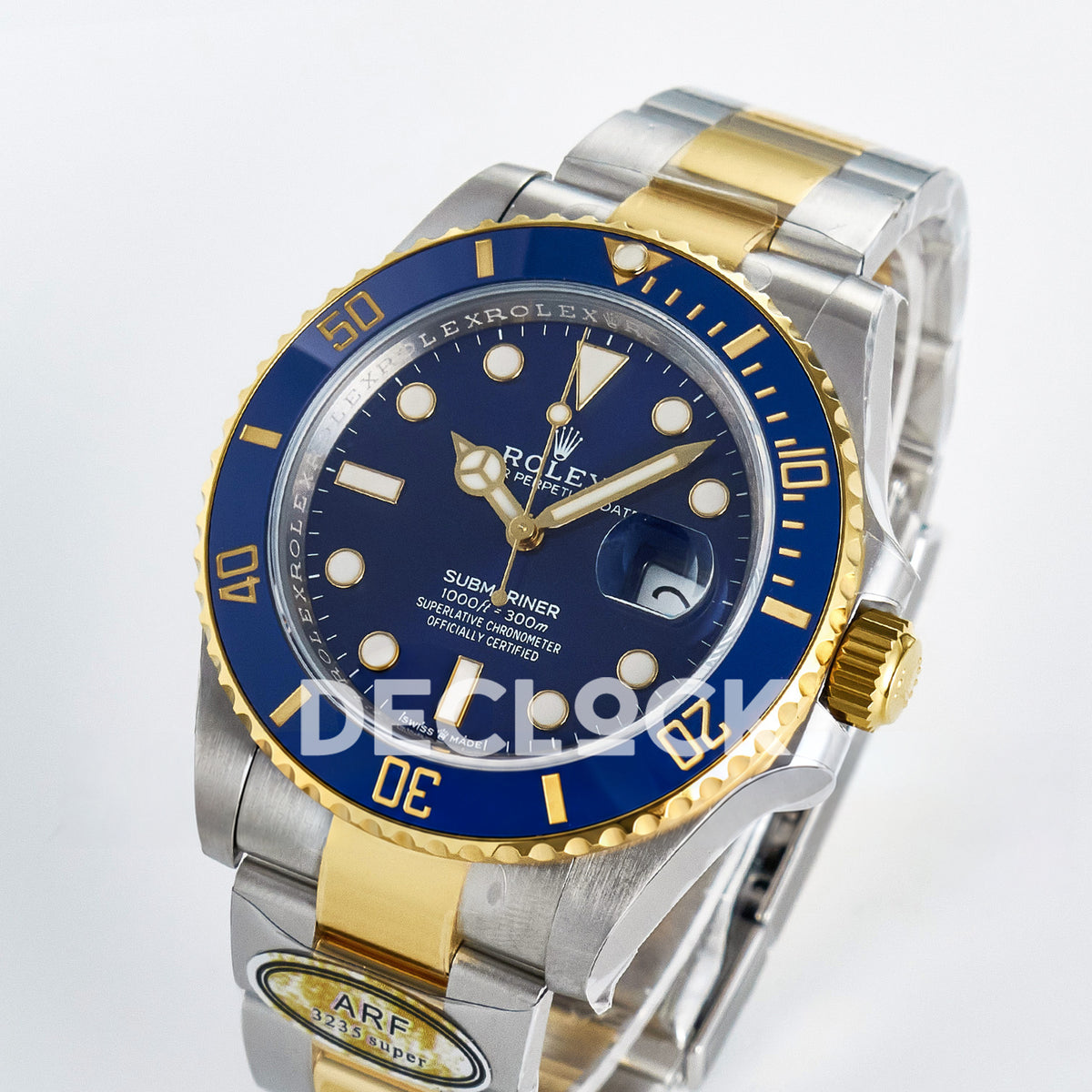 Rolex Submariner 126613LB 41mm ARF Two-Tone Blue Dial SH3235 replica - front angle