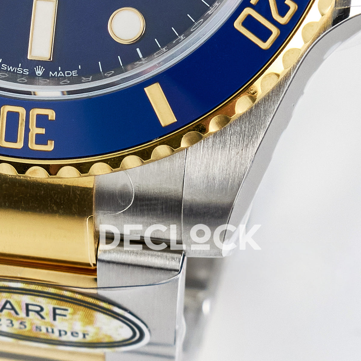 Rolex Submariner 126613LB 41mm ARF Two-Tone Blue Dial SH3235 replica - lower case bezel