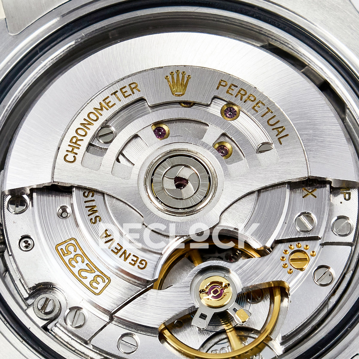 Rolex Submariner 126613LB 41mm ARF Two-Tone Blue Dial SH3235 replica - movement closeup