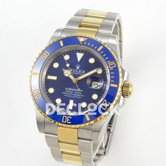 Rolex Submariner 126613LB 41mm QF Two-Tone Blue Dial QF3235 replica - three quarter