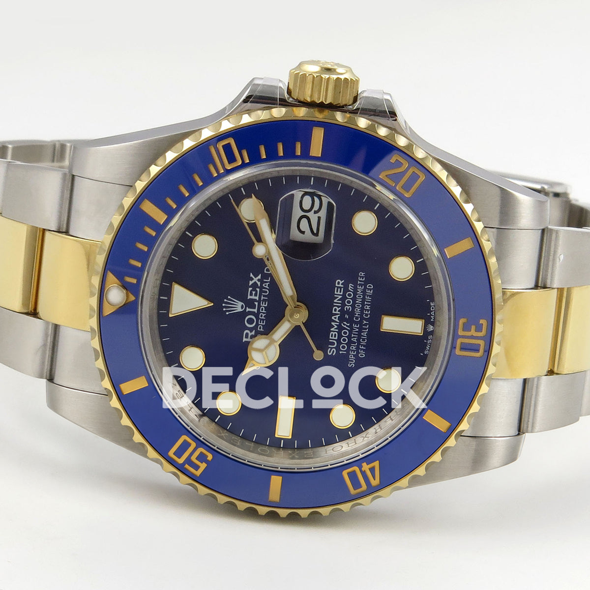 Rolex Submariner 126613LB 41mm QF Two-Tone Blue Dial QF3235 replica - full watch right
